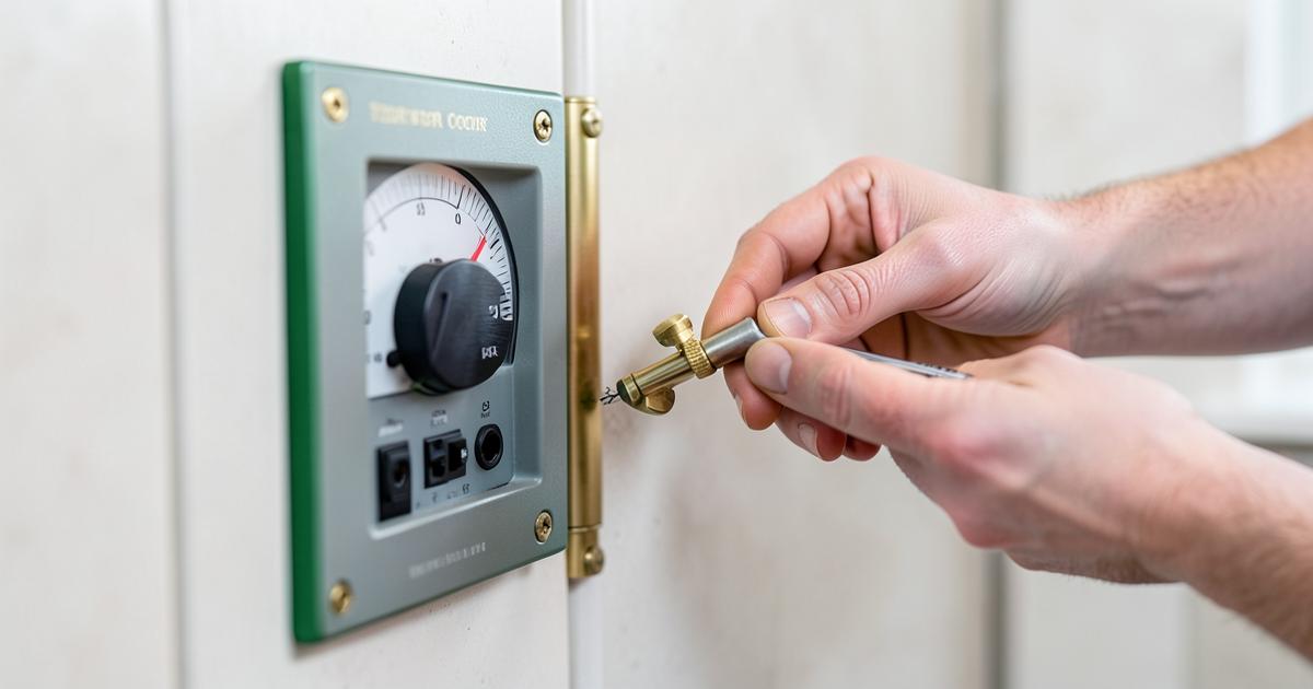 Ajuste cuidadoso de potência num equipamento elétrico